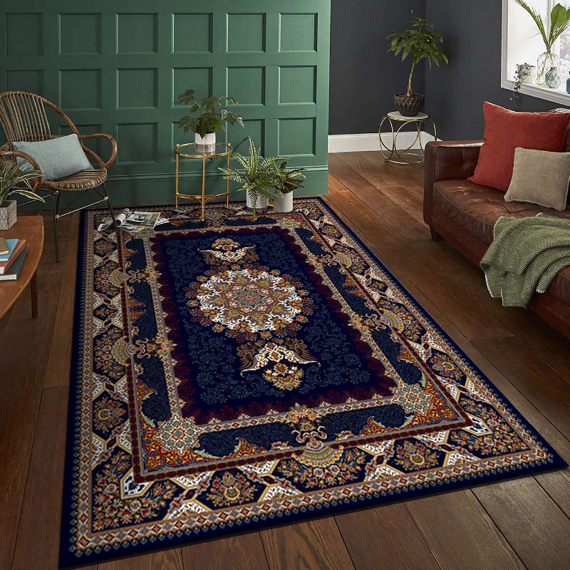 Tapis de sol de salon bohème persan vintage