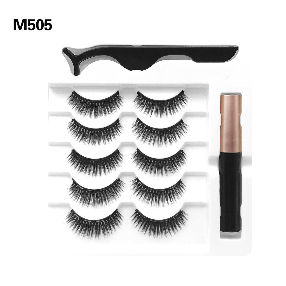 Faux Cils Magnétiques Cinq Paires De Mélange
