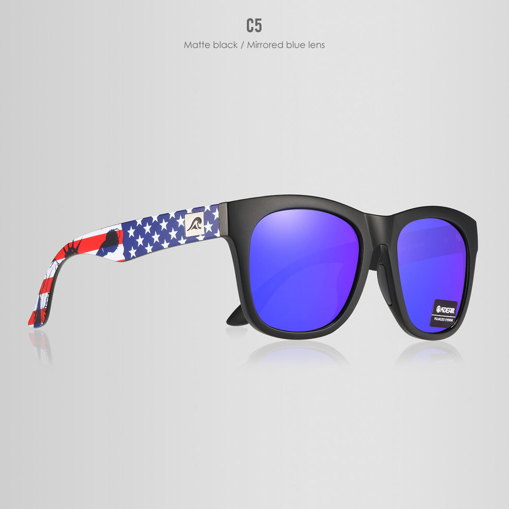 Lunettes de soleil polarisées épaissies, protection UV, pour l'extérieur