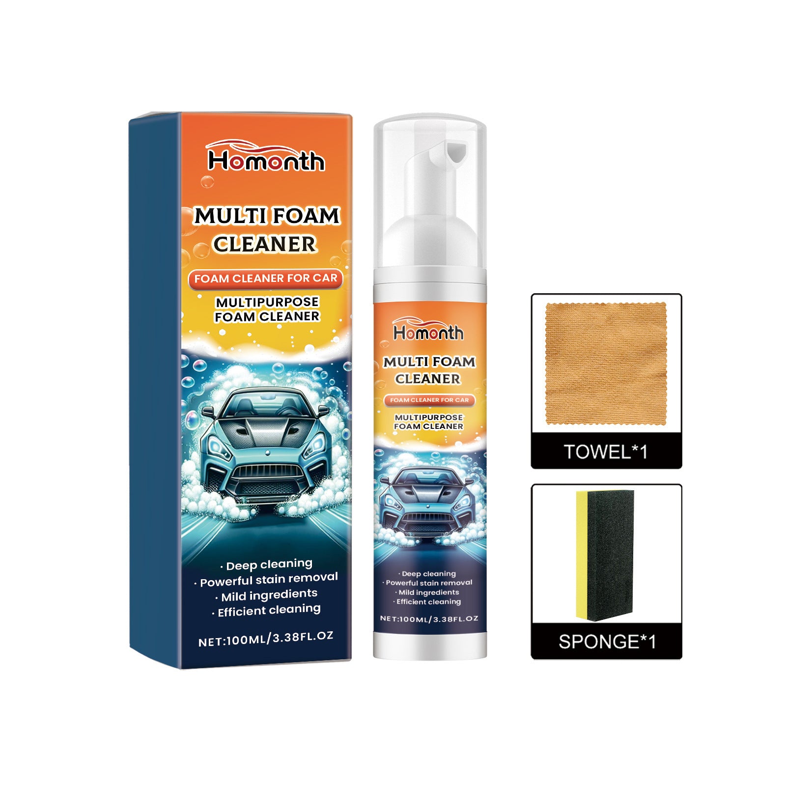 Car Multifunction Foamed Cleaner