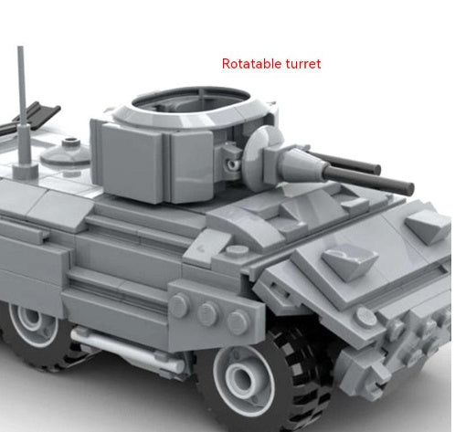 Jouet pour garçon avec tourelle rotative et modèle assemblé