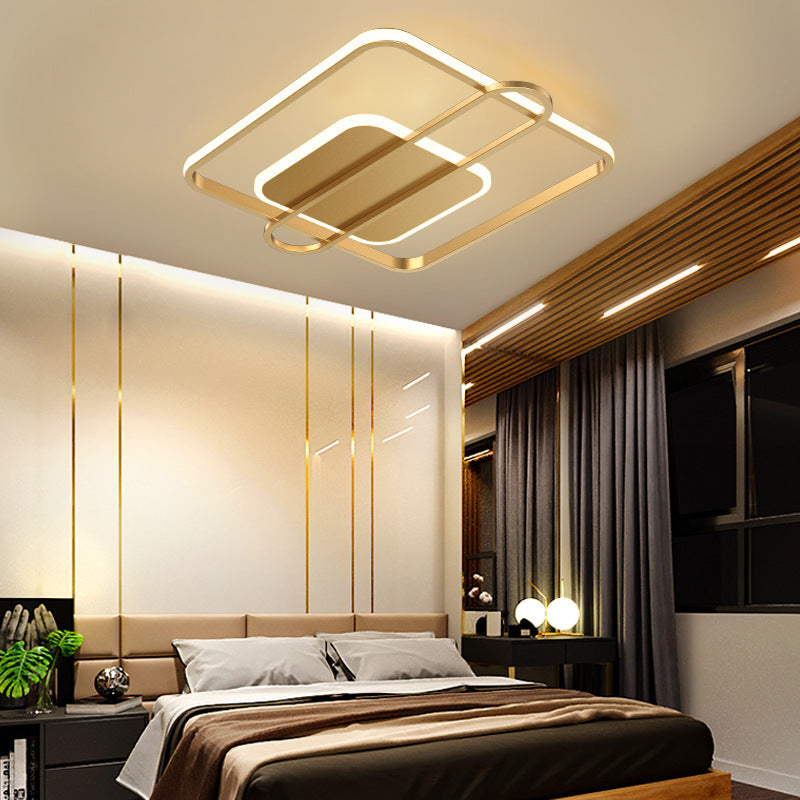 Plafonnier Rond Créatif Minimaliste Moderne pour Chambre à Coucher