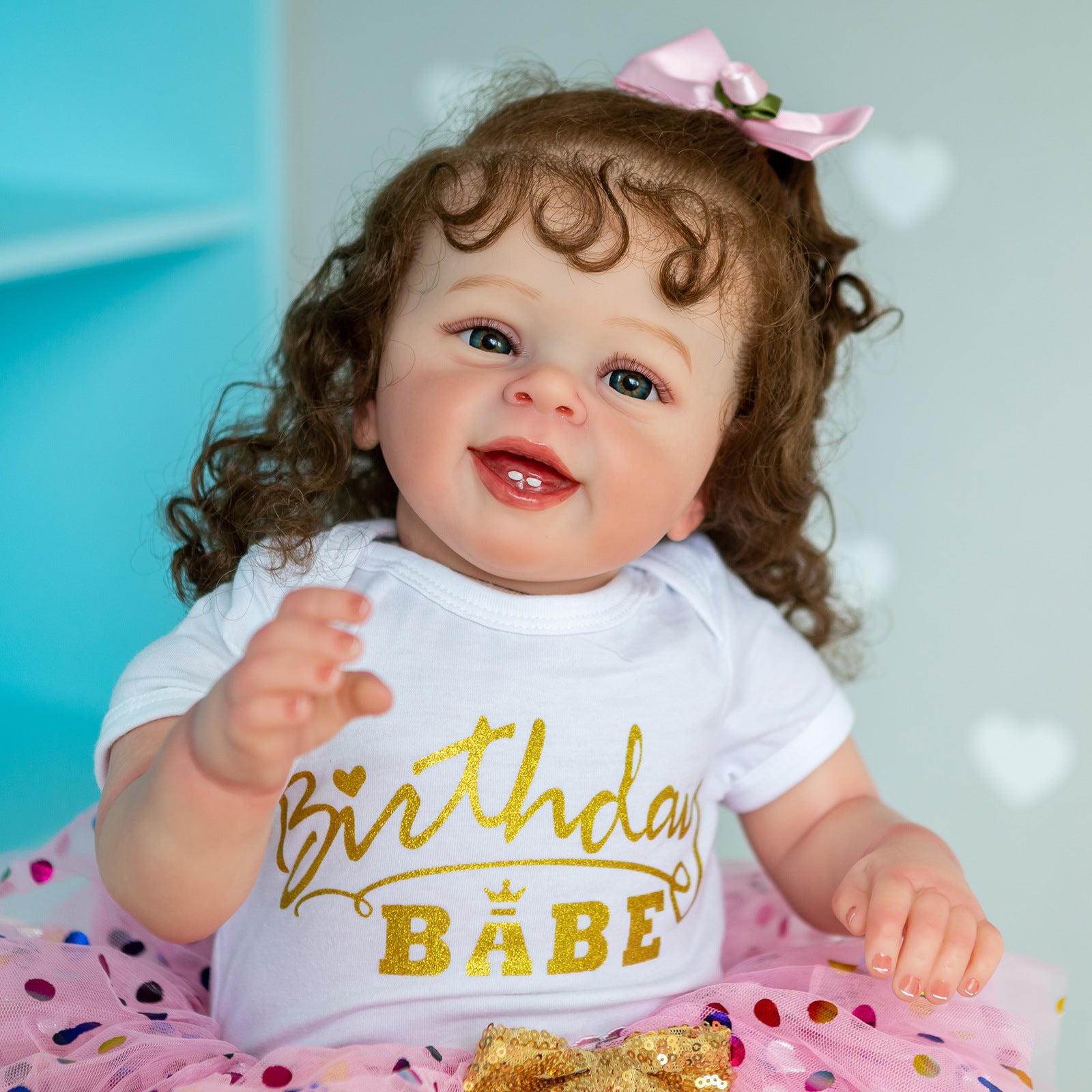 Jolie poupée princesse douce de simulation pour bébé