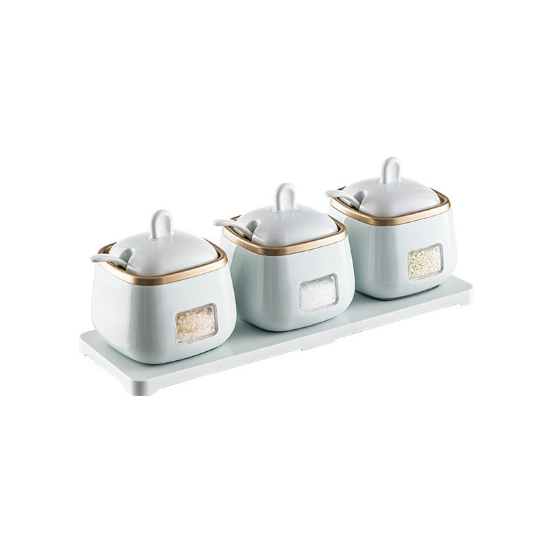 Nordic Light Luxury Plastic Seasoning Box Suit