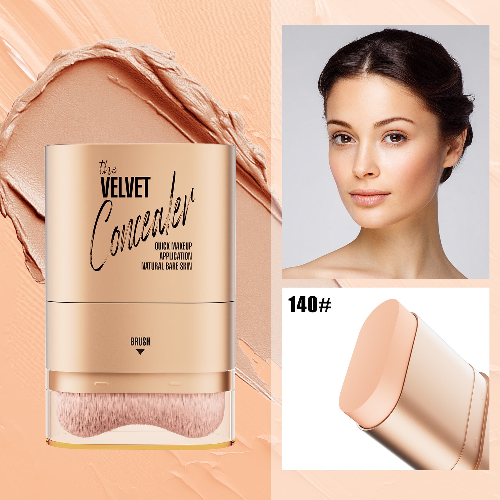 HelloKiss Double-headed Concealer With Brush