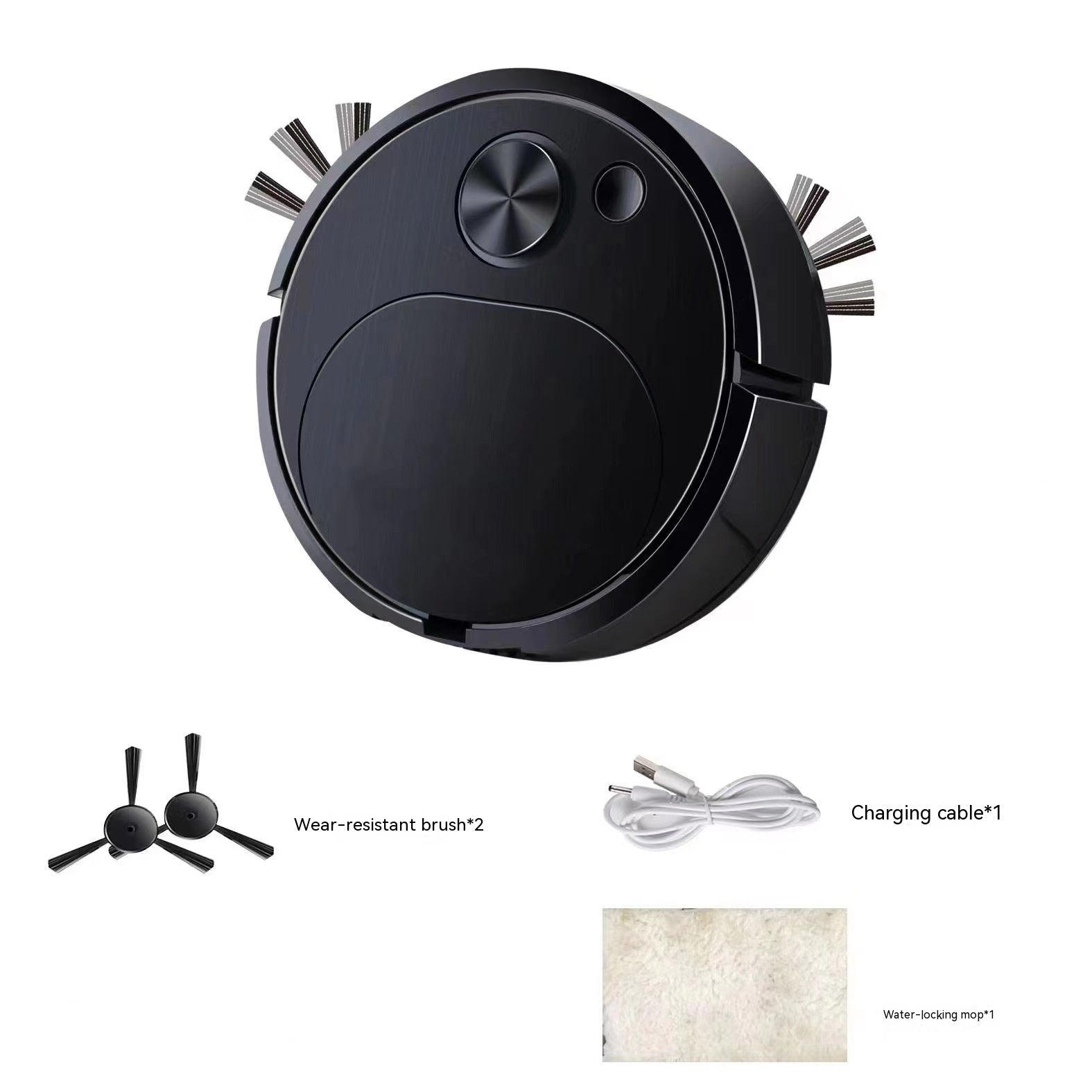 Robot Balayeur Automatique Ménager Mini Machine de Nettoyage Rechargeable USB Aspirateur Intelligent