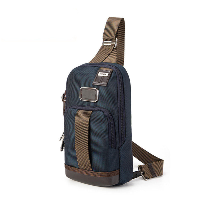 Sac de poitrine pour homme en nylon, sac à bandoulière, mode décontractée
