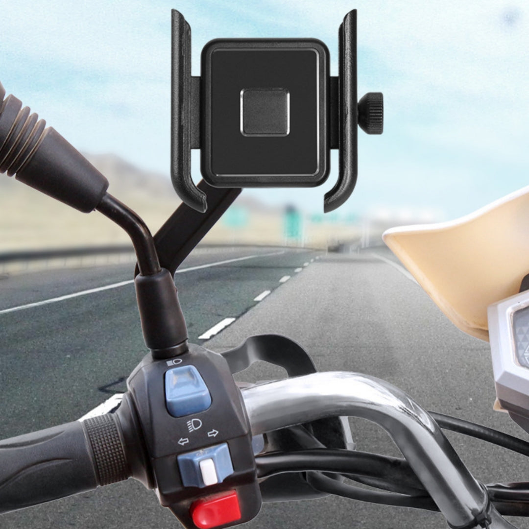 Plastic Minimalist Color-Block Electric Bike Phone Holder