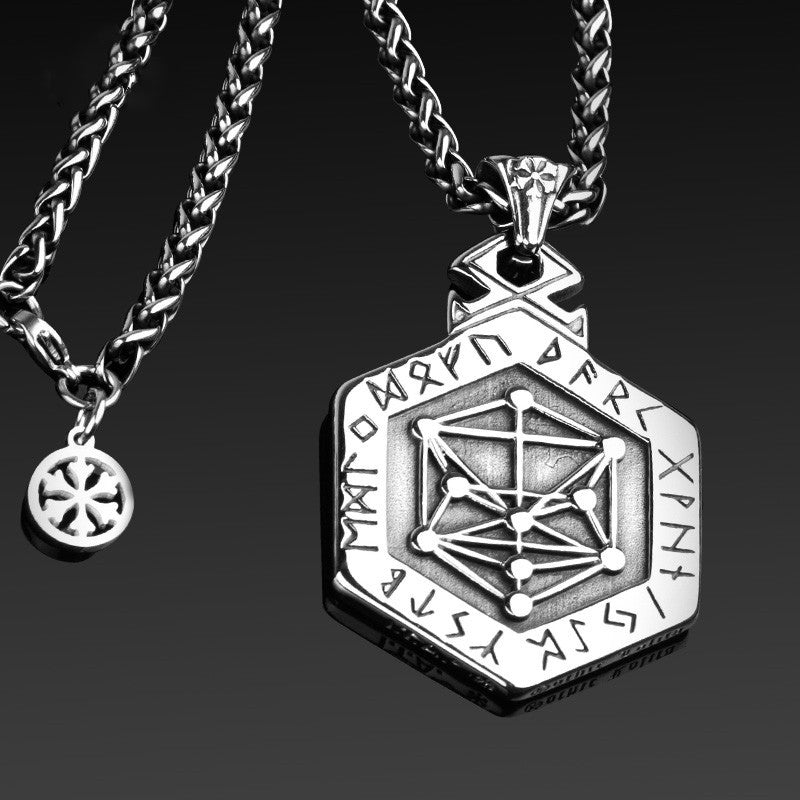 Men's Punk Hip Hop Student Pendant Vintage Sweater Chain