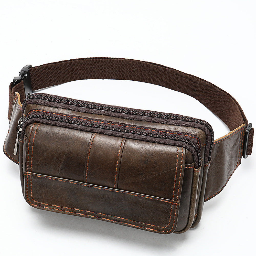 Sac banane en cuir pour homme