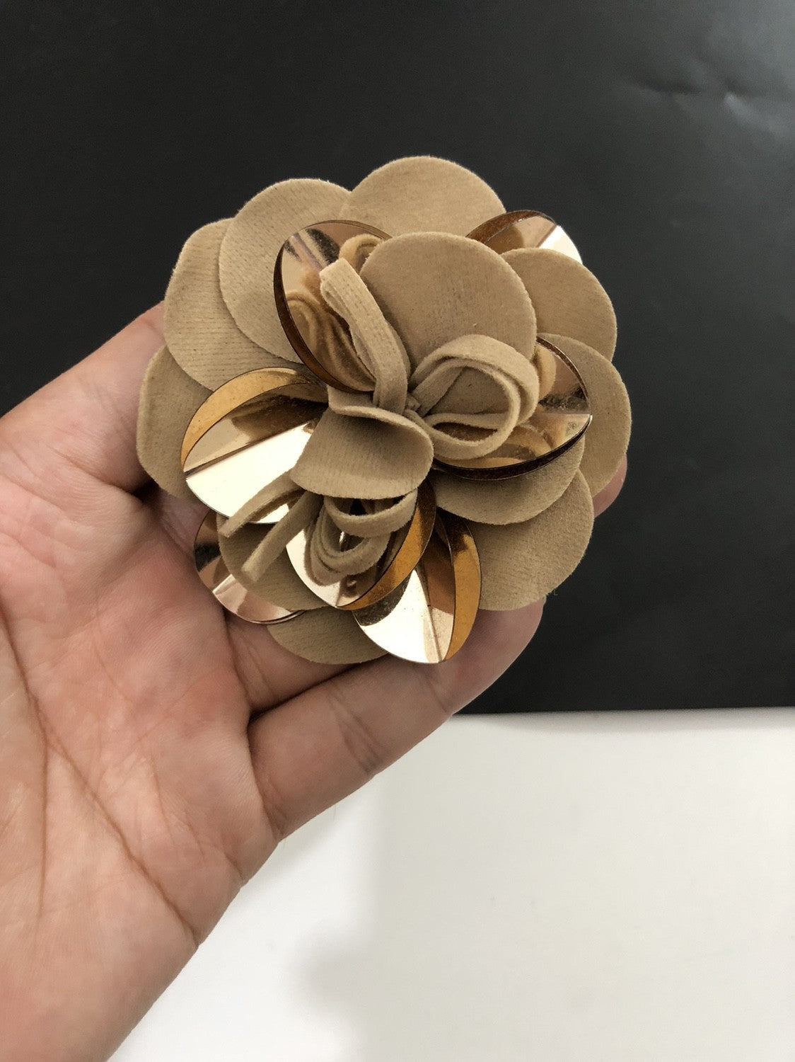 Fine Flannel Flowers Corsage Wrapped Flower Hair Clip Flower Handbag Pendant Brooch