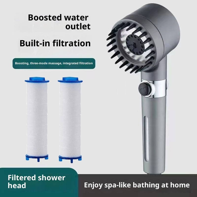 Supercharged Strong Filter Bathroom Water Heater Lotus Seedpod Flower Drying Set