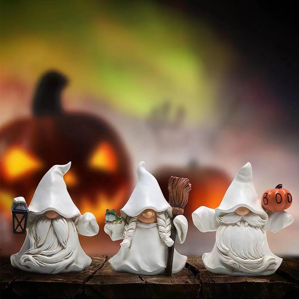 Décorations créatives d'Halloween en résine Artisanat de jardin