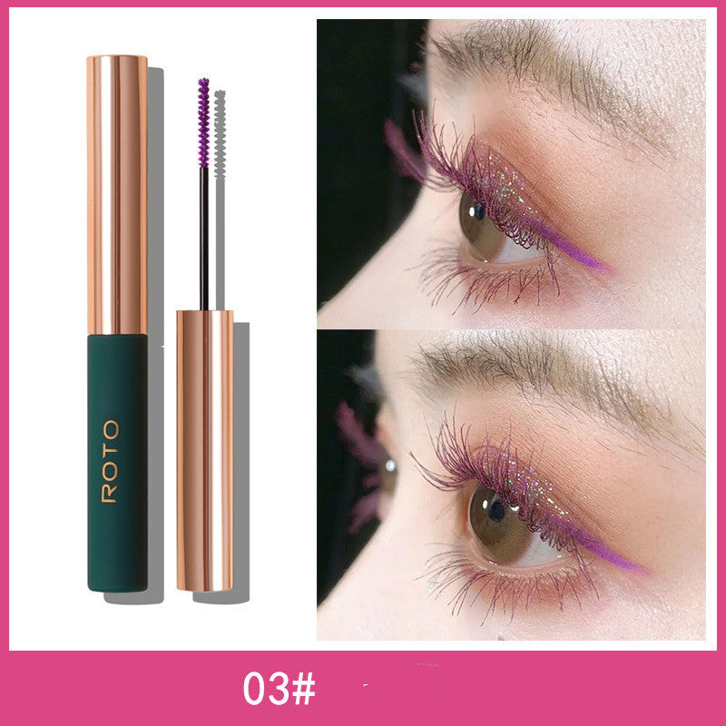 Mascara Fini Tête de Brosse Fine Longue Épaisse Courbe