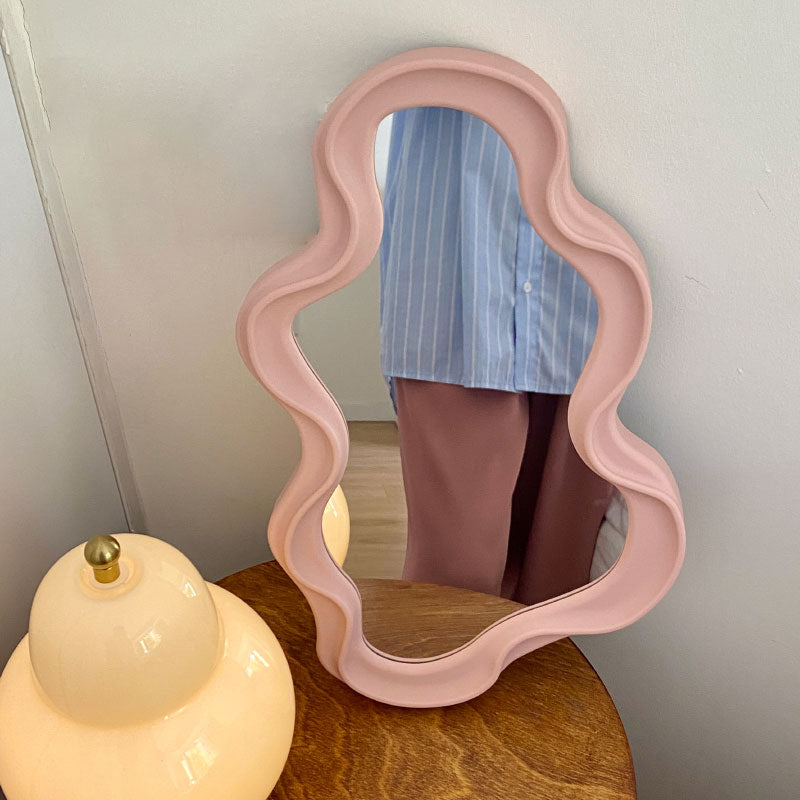 Miroir de maquillage nuages-commode, mural, pour coiffeuse