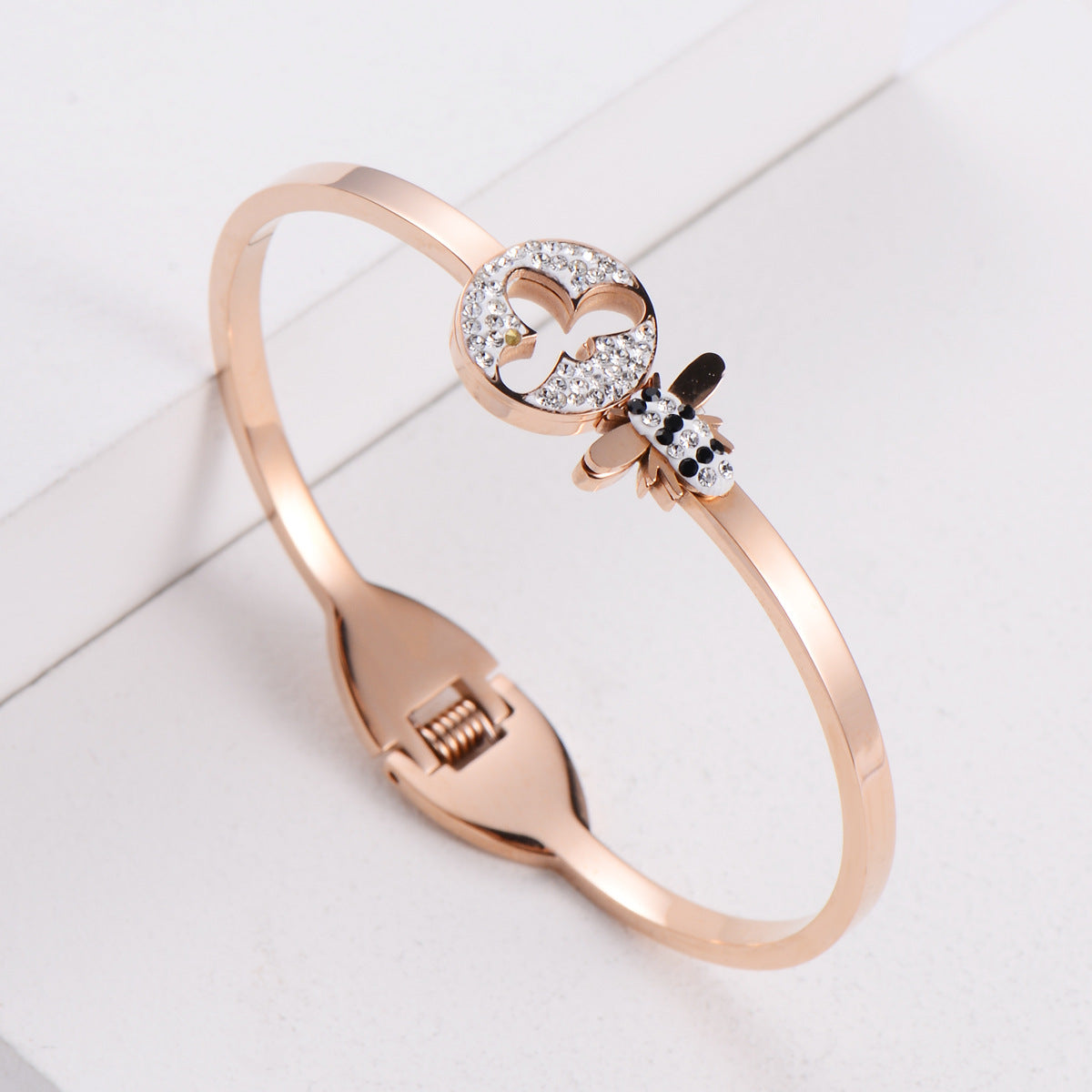 Women's Fashion Simple Bee Rhinestone-encrusted Bracelet