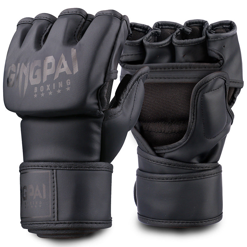 Gants de Boxe Demi-Doigts Hommes et Femmes Adultes