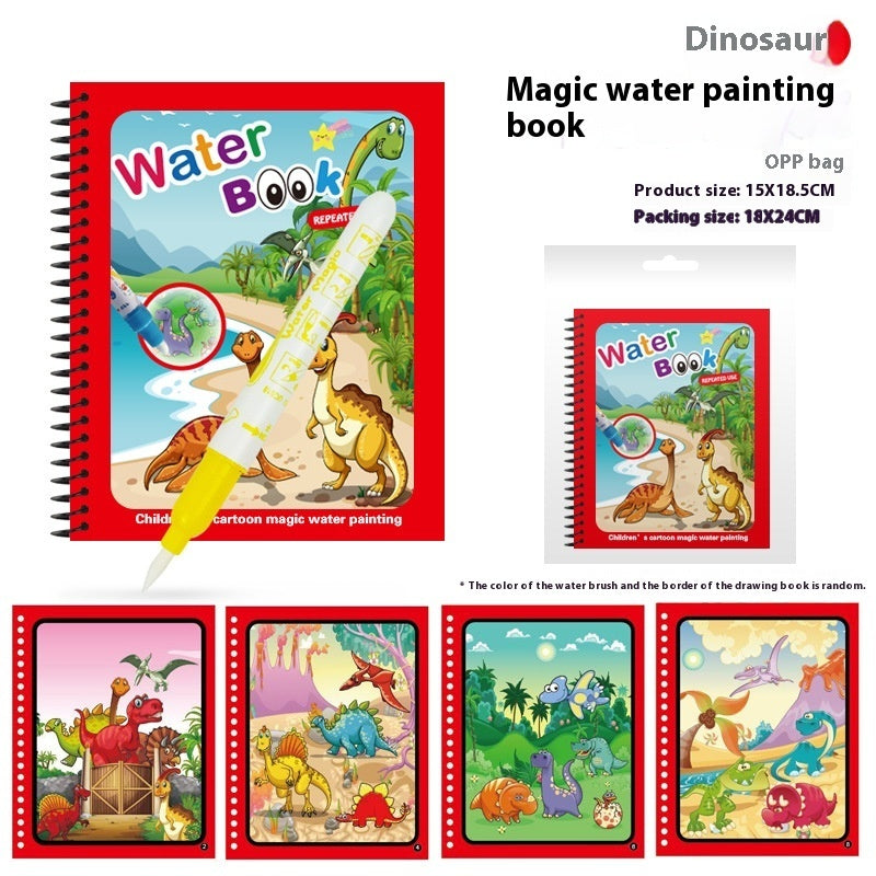 Livre de peinture magique à l'eau bricolage pour enfants Livre de peinture créative à l'eau magique