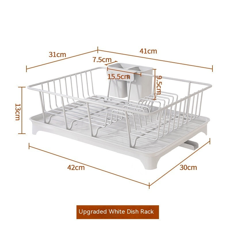 Égouttoir à vaisselle et support de rangement pour évier de cuisine