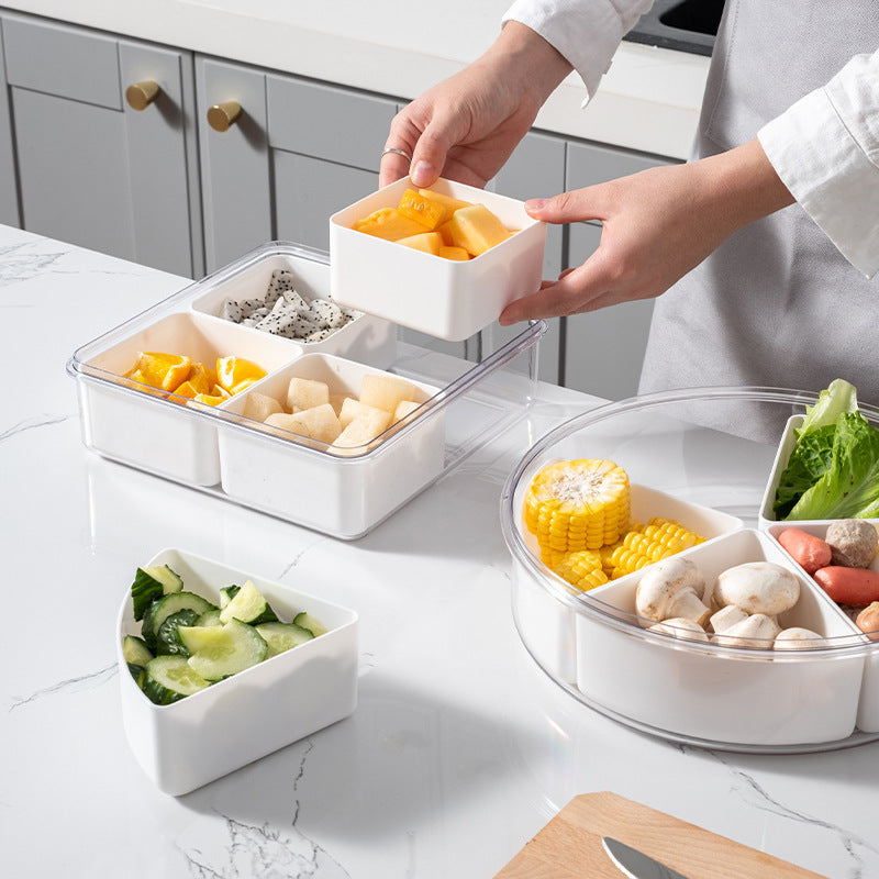 Compartment Fruit Plate Candy Storage Box