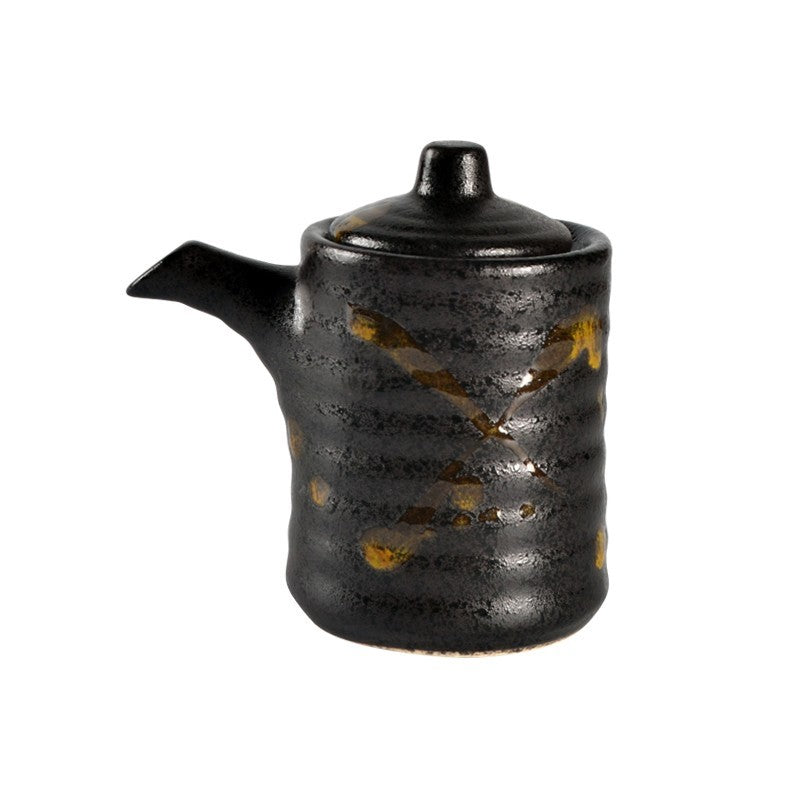 Sauce Soja Assaisonnement Pot d'Huile en Céramique Japonaise Ancienne Simple