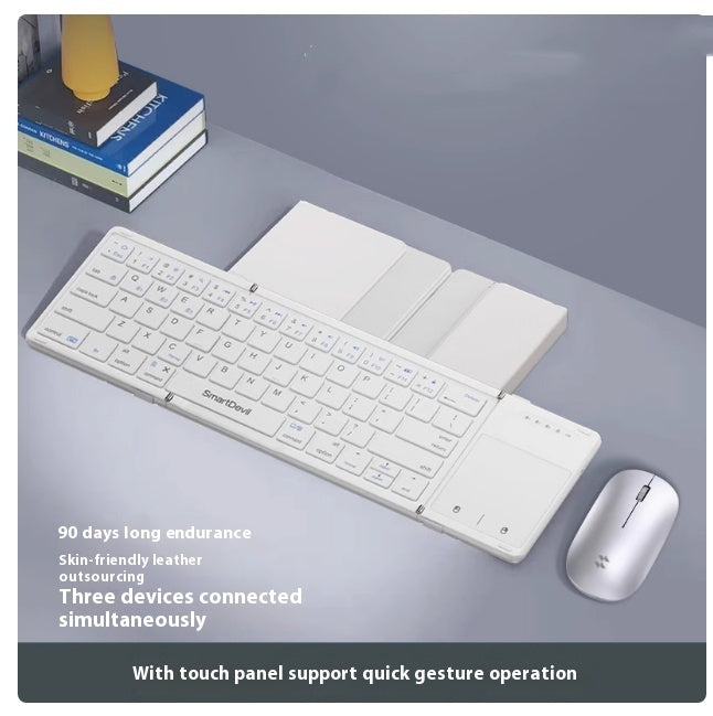 Clavier pliable Bluetooth sans fil Magic Control Suite Souris portable
