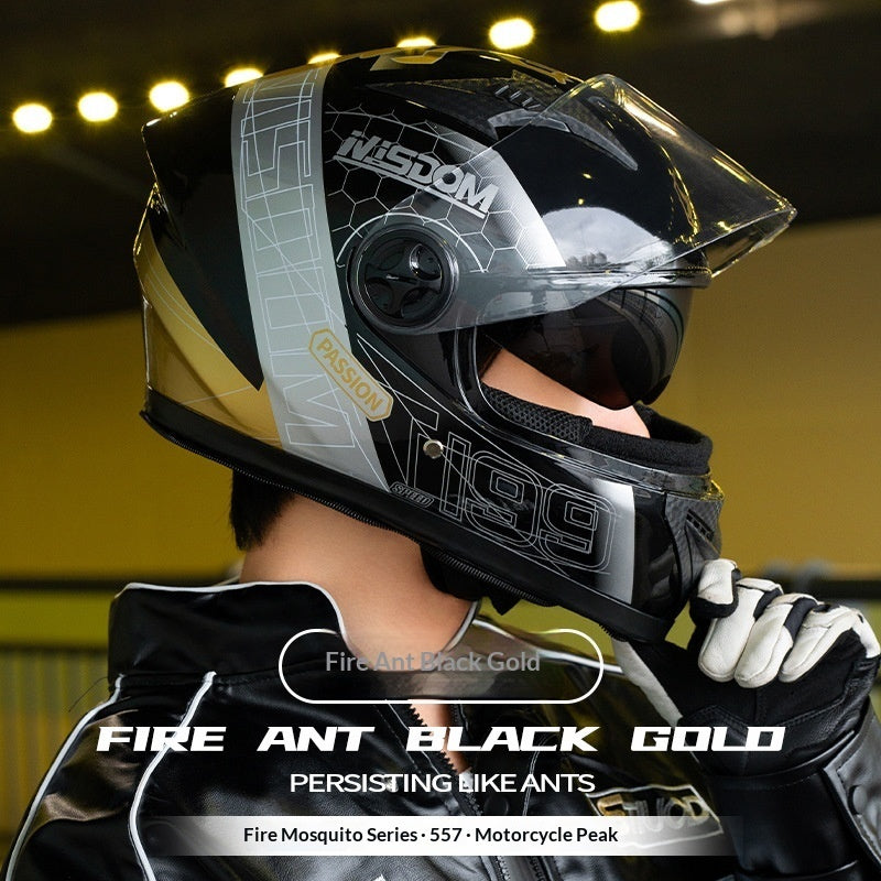 Casque de moto intégral toutes saisons