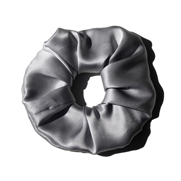 Silk Large Intestine Circle Head Flower Silk Hair Rope Satin