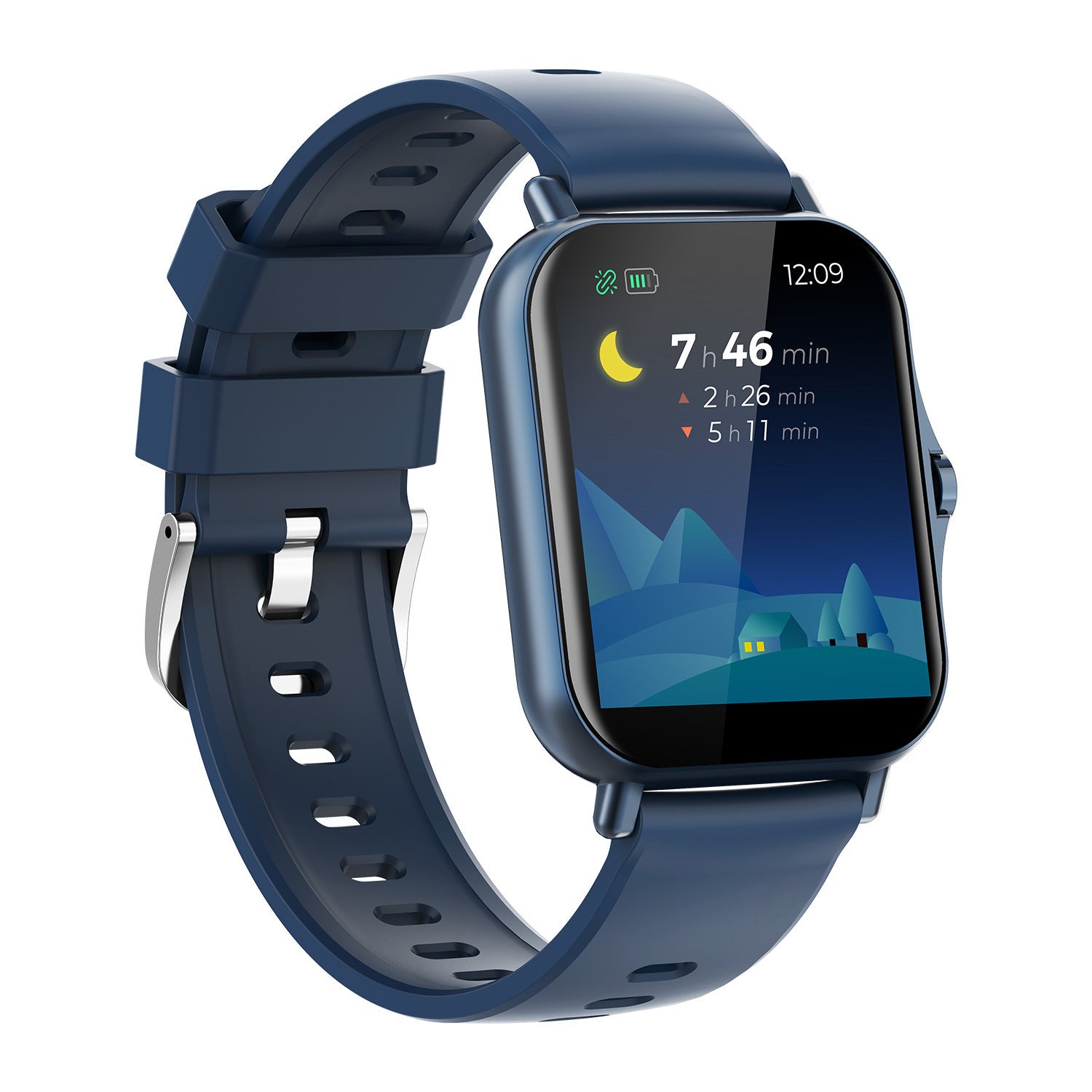 Montre connectée Bluetooth de surveillance de la fréquence cardiaque et de la tension artérielle