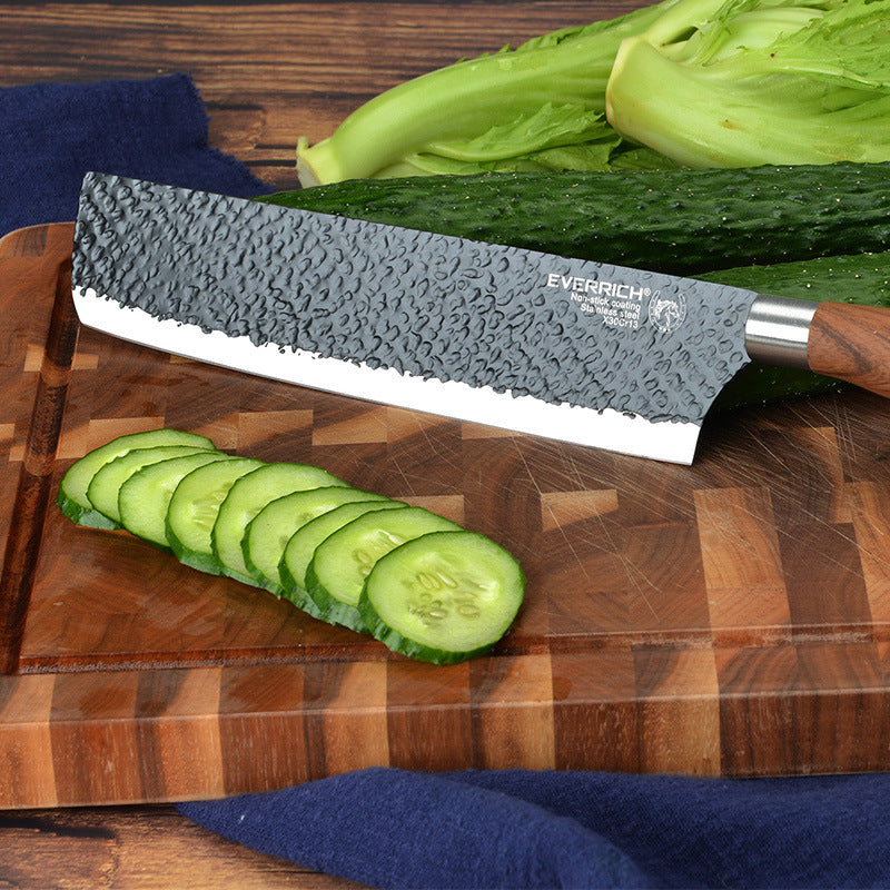 Kitchen Knives Stainless Steel Black Non-stick Knife Set 6 Piece Set