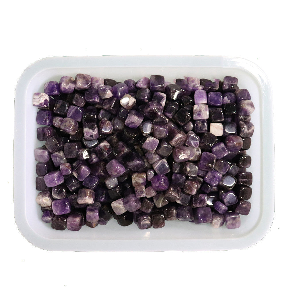 Natural Crystal Cube Gem Crushed Stone Powder Crystal