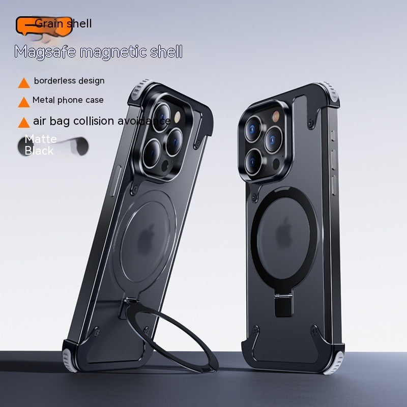 Metal Anti-fall Airbag Magnetic Phone Case