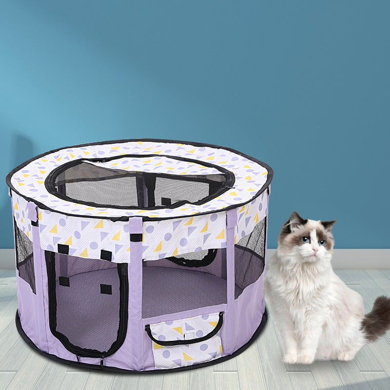Tente pliable fermée pour chiens et chats