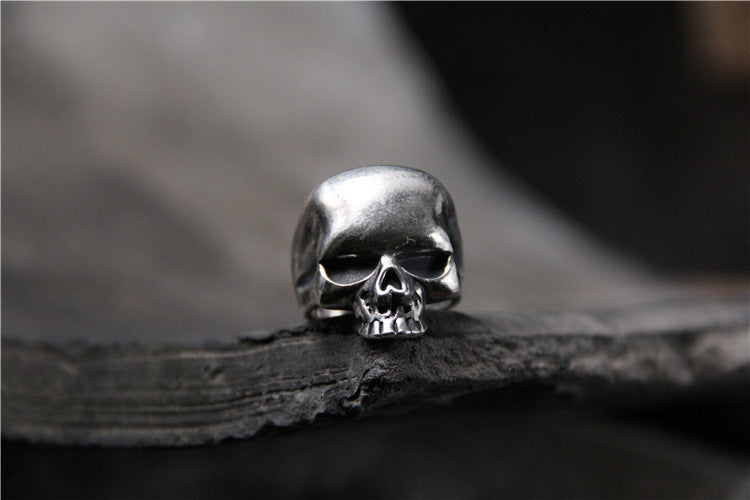 Bague personnalisée crâne en argent sterling S925