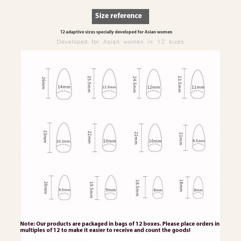 Faux ongles français amande double
