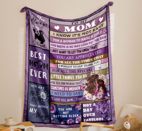 INS Printed Flannel Blanket Office Nap Shawl Blanket Single Small Square Blanket