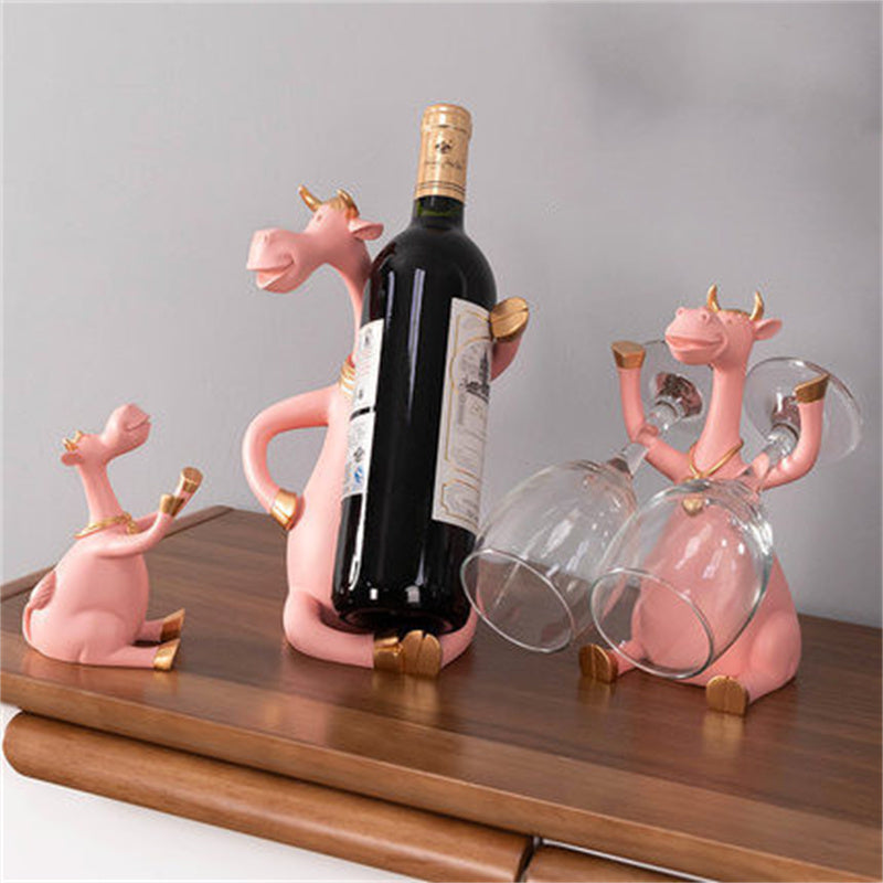 Wine Bottle Wine Glass Storage Rack Decorations