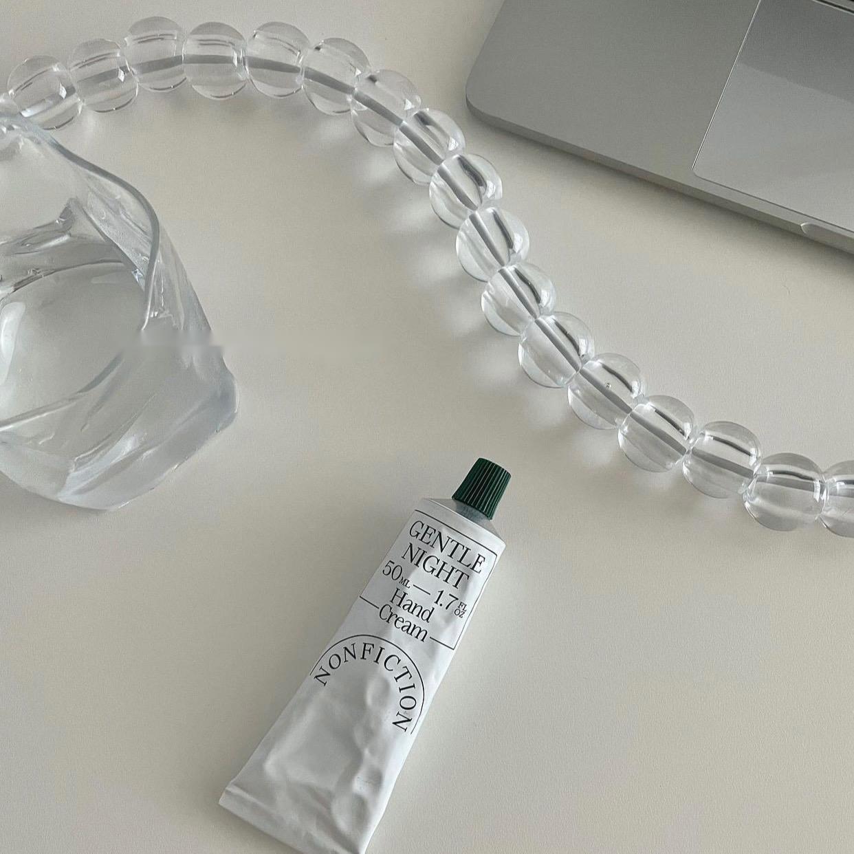 Câble de données de téléphone portable à perles transparentes