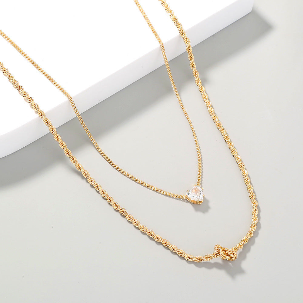 Un sens du design de niche de colliers multicouches coupe-vent