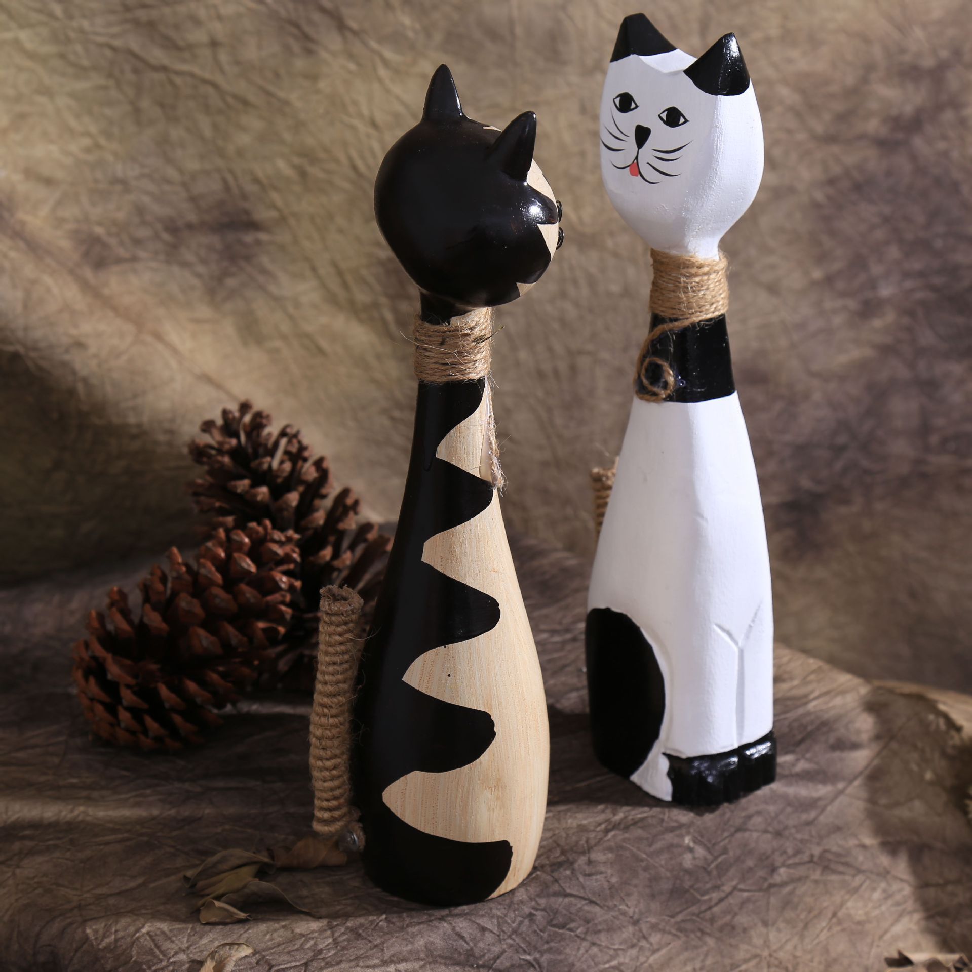 Wooden Crafts Decorative Home Creative Ornaments