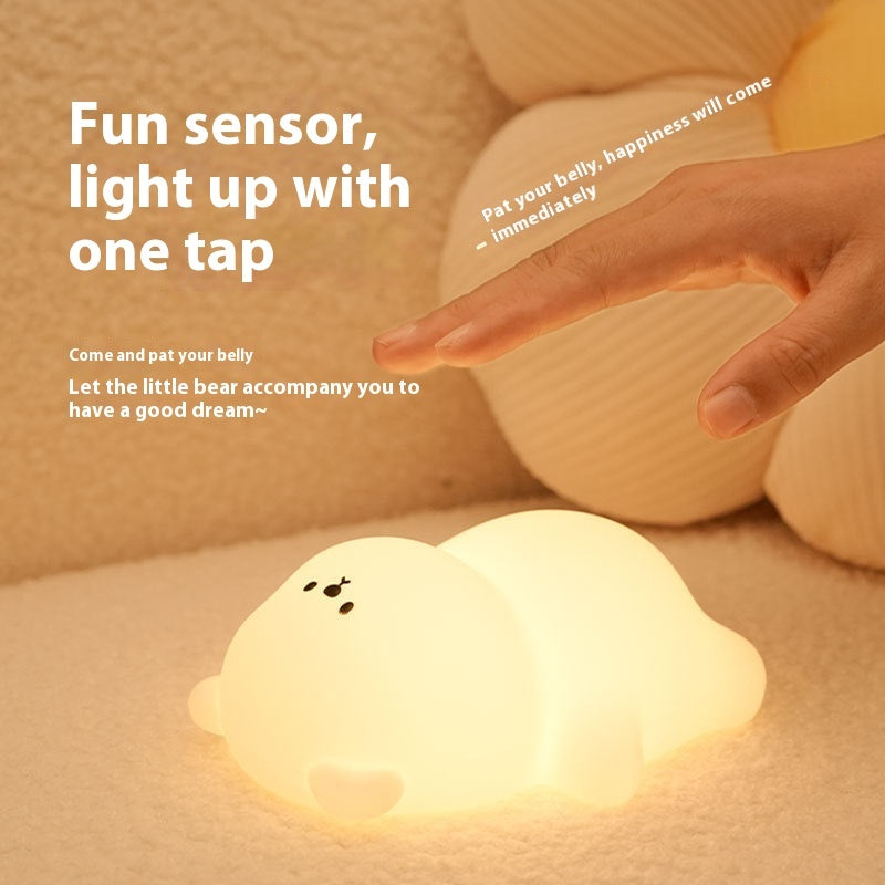 Creative USB Charging Timing Three-gear Brightness Night Light