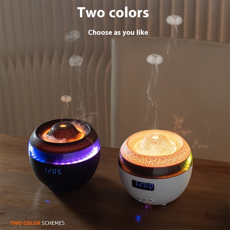 Humidificateur Méduse avec Prise Diffuseur d'Arômes Humidificateur Ultrasonique Domestique Machine d'Aromathérapie Colorée Articles pour la Maison