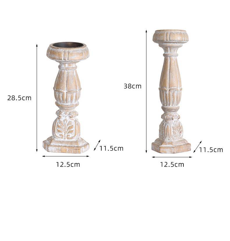 Retro Moroccan Light Luxury Homestay Resin Candle Holder