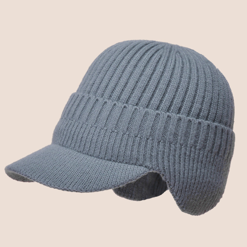 Men's Outdoor Warm Ear Protection Knitted Hat
