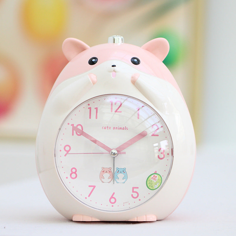 Student Cute Creative Multi-function Mute Bedside Luminous Lazy Alarm Clock