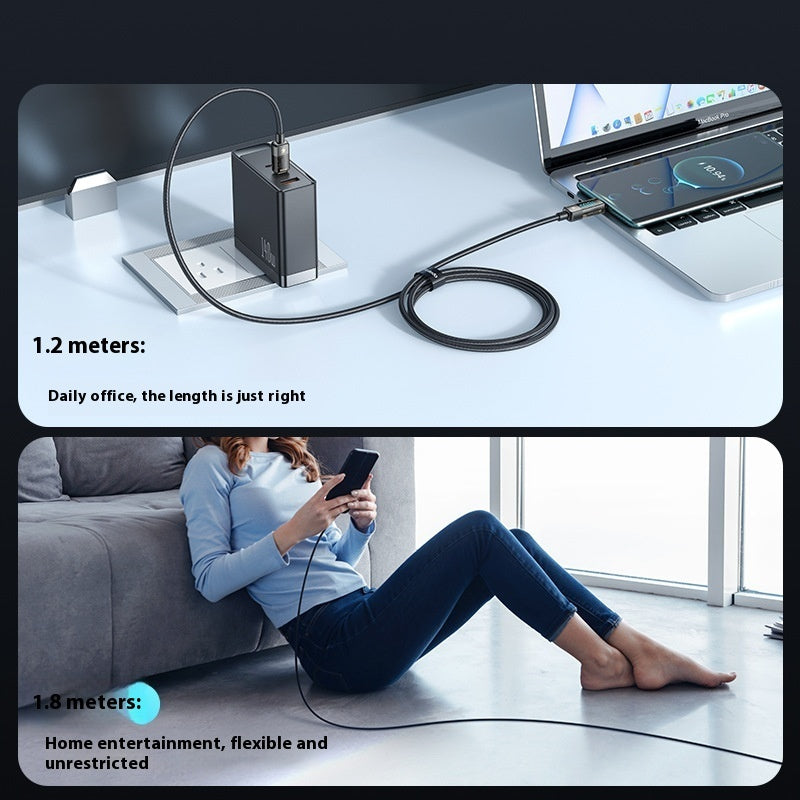 Câble de données intelligent Shadow Blue Series à affichage numérique et arrêt automatique de l'alimentation