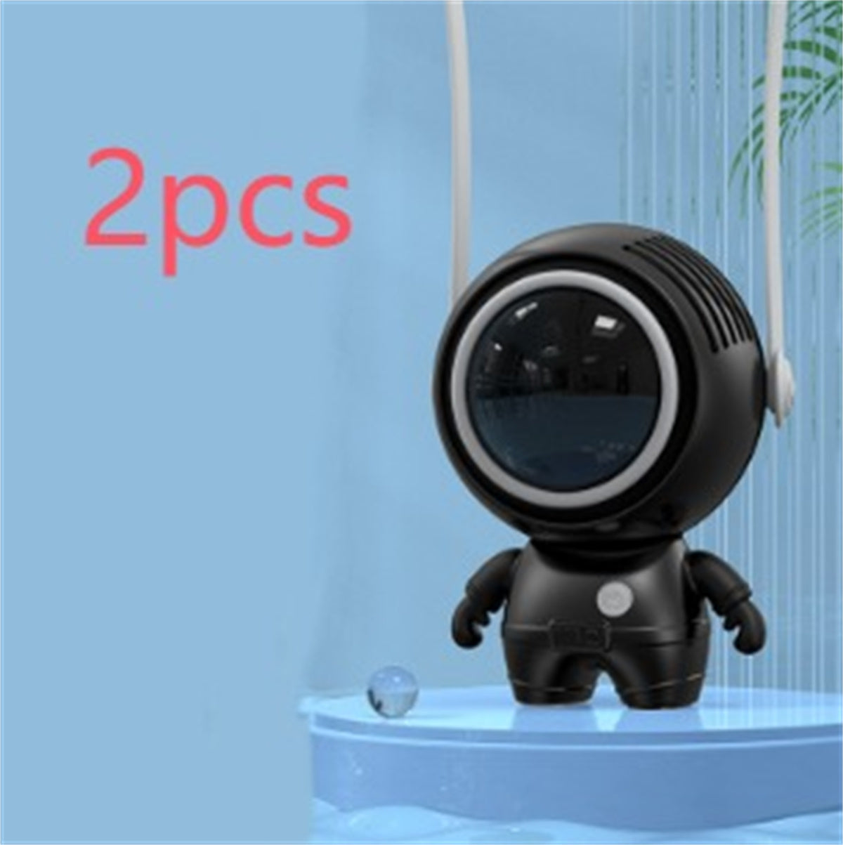 Personal Neck Fans USB Rechargeable Astronaut Small Fan Handheld Hanging Neck Creative Bladeless Mini Fan Easy To Use
