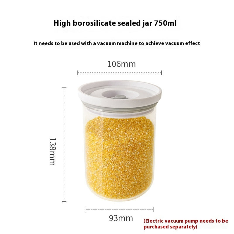 Electric Vacuum Sealing Tank Refrigerator Storage Box