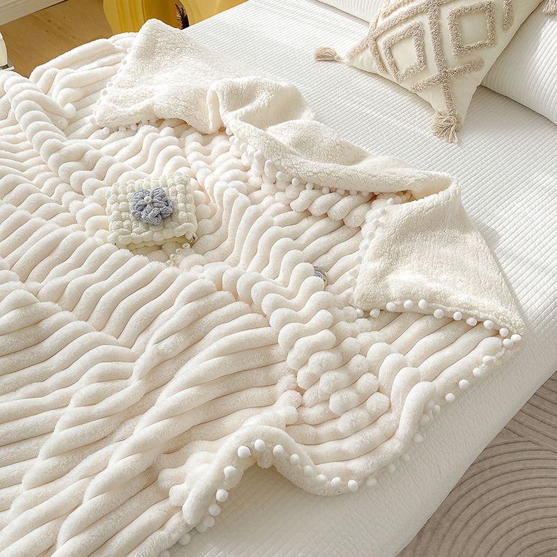 Couverture de canapé en Angora dépoilé pour sieste