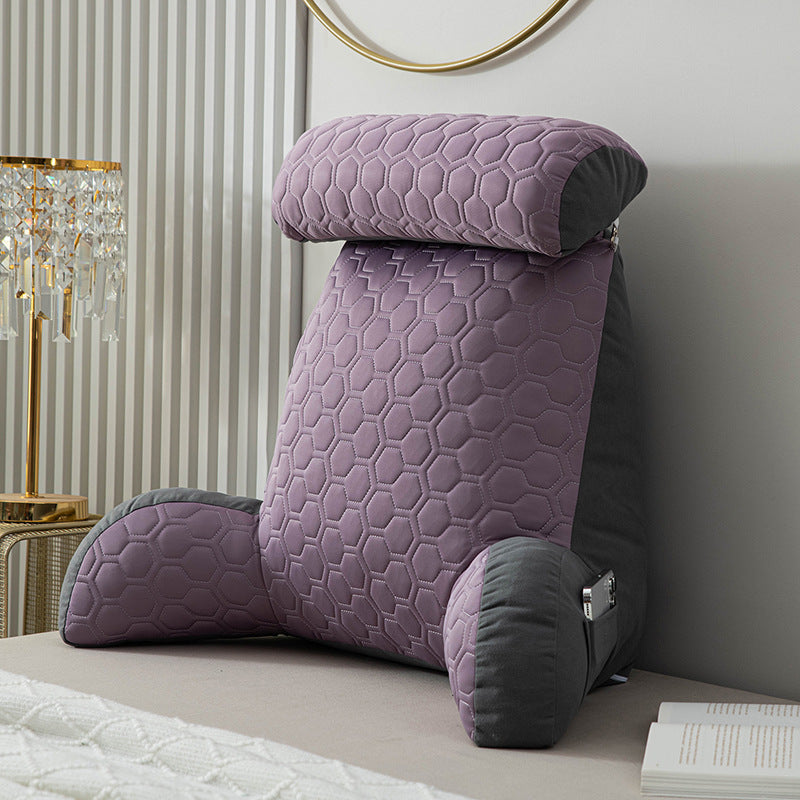 Cool Silk Armrest Cushion Lumbar Support Pillows
